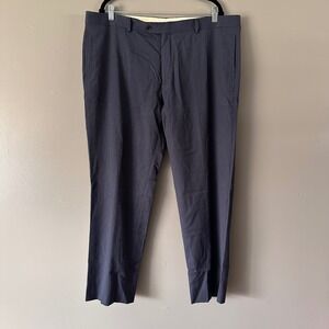 Brooks Brothers Traditional‎ Wool Blend Dress Pants | Blue